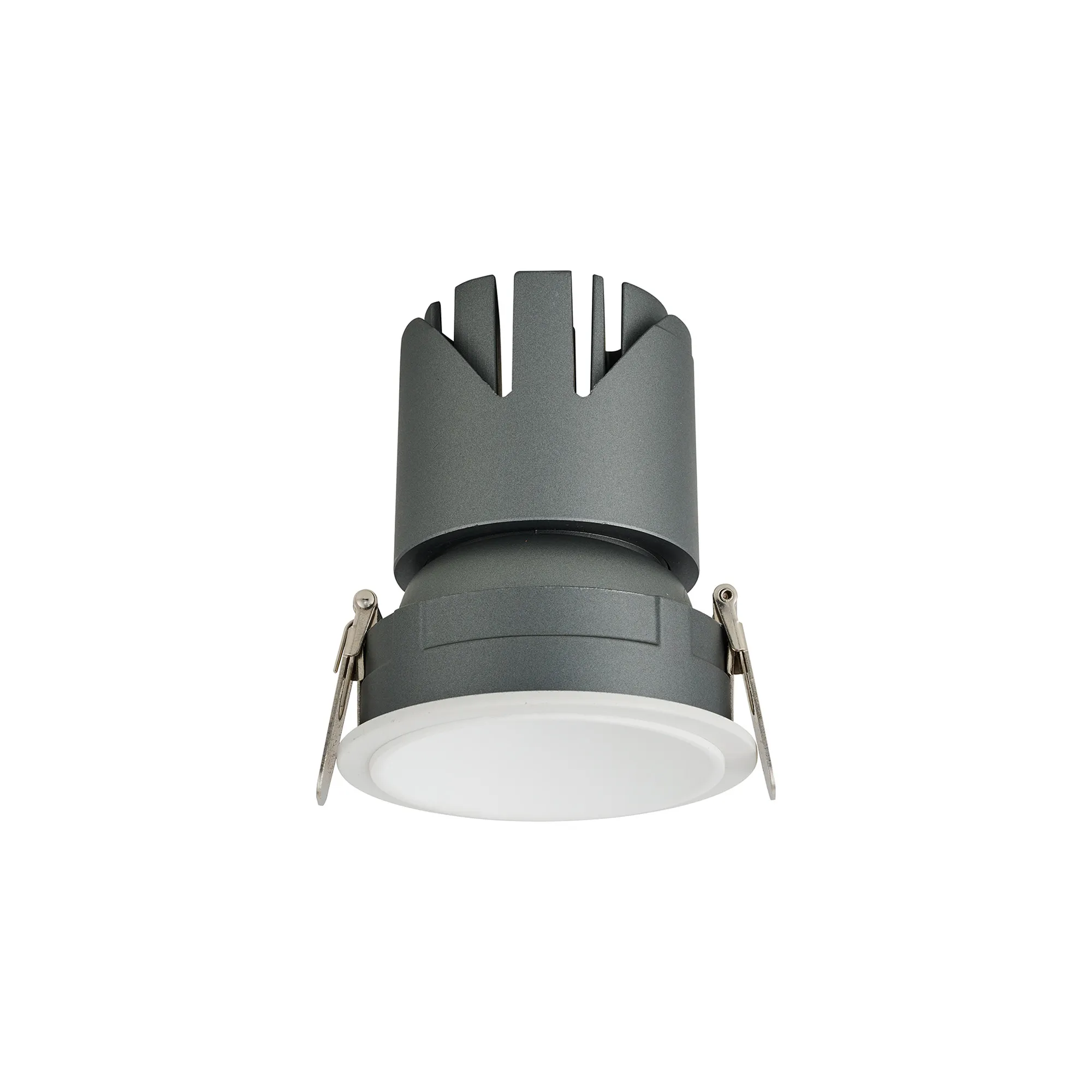 DM206347  Belza 12W Recessed Round Adj. Spot light 100lm/W 15°,White/Grey and White Reflector ,24V CCT, IP65 ,Driver Not Inc.5yrs warranty